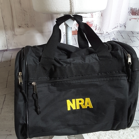 national rife association Other - 3/$30 NRA small black and gold travel duffel bag